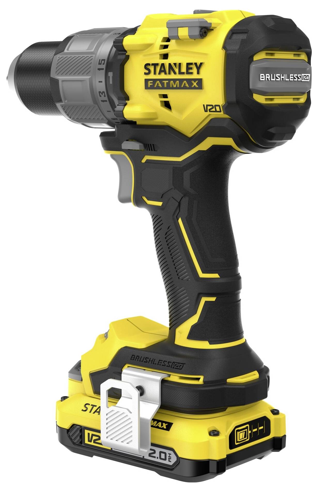 STANLEY V 20 SFMCD726D2K-QW Perceuse-visseuse à percussion sans fil 18 V Nombre d’accus fournis 2 2 Ah Li-Ion + 2 batter-5