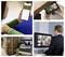 Un collage de personnes utilisant des applications de caméra de surveillance sur des smartphones et des ordinateurs, surveillant plusieurs flux vidéo dans différents environnements.