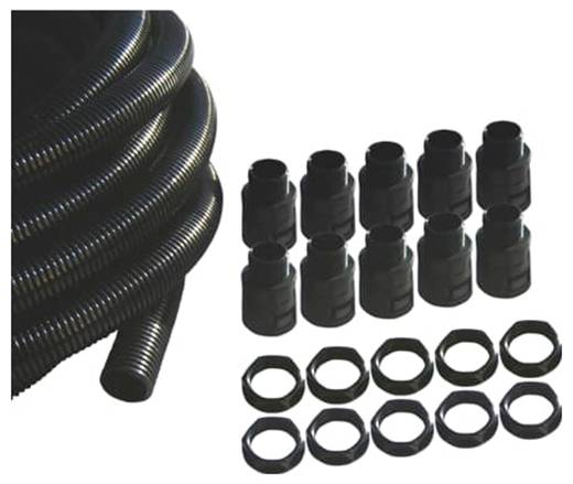 ABB 7TCA296180R0006 CP-AF20A Tuyau, Raccord fileté, Contre-écrous noir 1 set-0