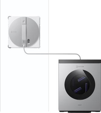 ECOVACS WG858 Robot lave-vitre blanc