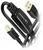 Câble adaptateur USB vers HDMI marqué 'AXAGON' avec voyants indicateurs 'LINK' verts et 'POWER' rouges.