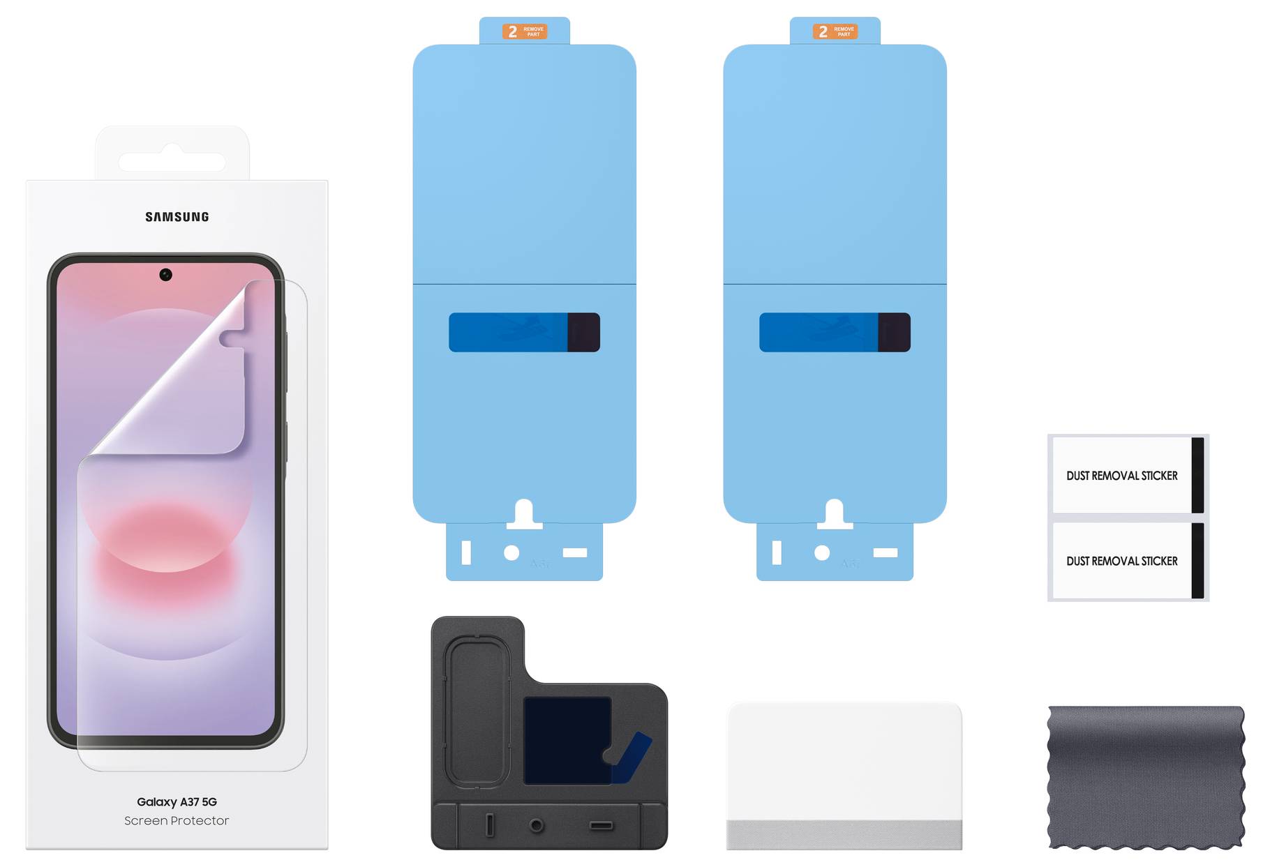 Samsung Verre de protection d'écran Samsung Galaxy A37 5G. 1 pc(s) EF-UA376CTEGWW-1