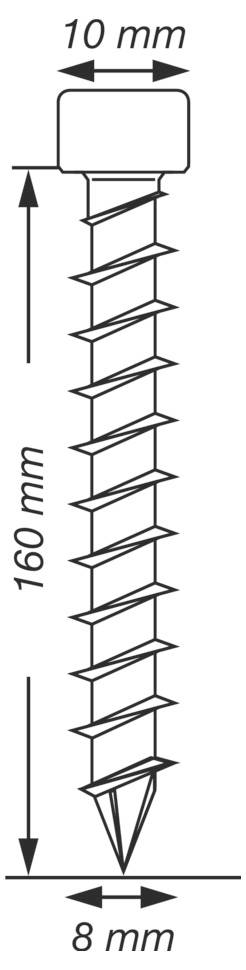 SPAX 1221010801605 Assortiment de vis à tête cyclindrique 8 mm 160 mm T-STAR plus acier 50 pc(s)-2