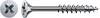 SPAX 0291010450605 Vis à tête fraisée 4.5 mm 60 mm cruciforme Pozidriv acier 500 pc(s)