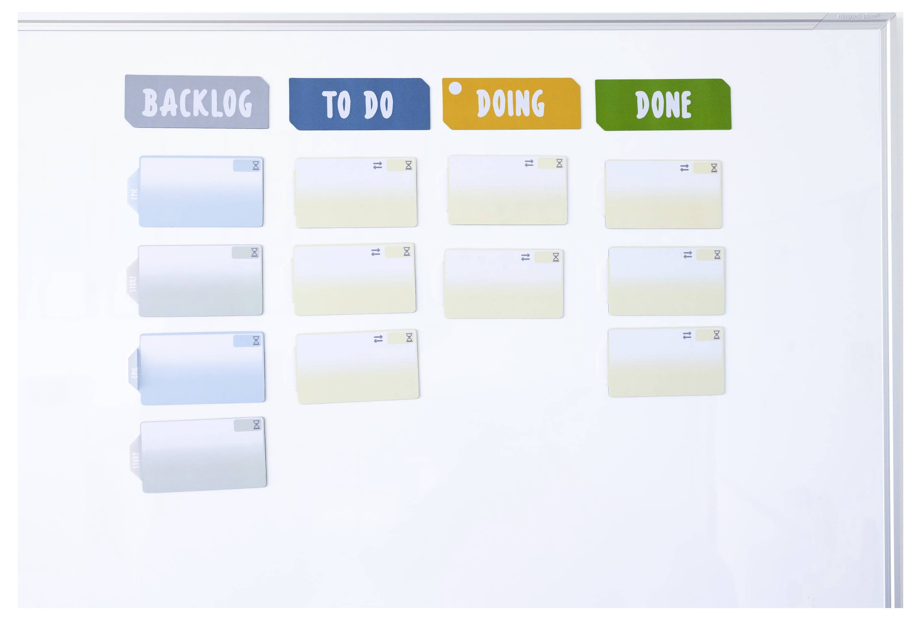 magnetoplan Kit d'accessoires pour tableau blanc Sprintbox multicolore-3