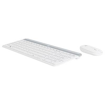 Logitech Slim Combo M sans fil Kit souris + clavier avec clavier numérique, molette intégrée, Touches à frappe silencieu-1