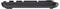 Vue de côté d'un clavier noir mince avec un profil bas, un bord supérieur légèrement incurvé et des touches surélevées.