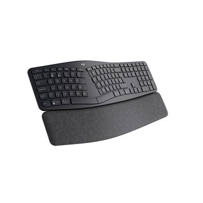 Logitech Ergo K860 sans fil Clavier avec clavier numérique anglais britannique, QWERTY graphite-0