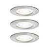 Paulmann 92338 Nova Luminaire à LED encastrable GU10 4.9 W fer (brossé)