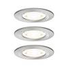Paulmann 92279 Nova Luminaire à LED encastrable LED GU10 4.9 W fer (brossé)