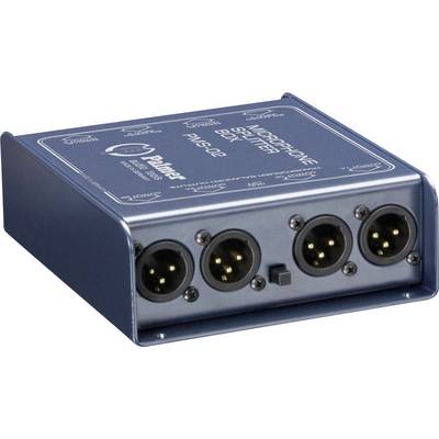 Unité d'alimentation pour microphone USB Blue AudioBox avec quatre ports de style XLR circulaires sur le panneau avant.
