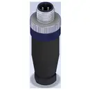W & P Products 94315 Connecteur pour capteurs/actionneurs M12 mâle, droit Nombre de pôles: 4 1 pc(s) Piece