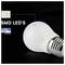Image produit d'une ampoule LED étiquetée « SMD LED'S » et « alimentée par CREE LED », avec un petit encart montrant la puce LED.