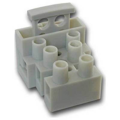 euroclamp MPF03-10-E Bornier domino flexible: - rigide: -2.5 mm² Nombre de pôles: 3 1 pc(s) gris-0