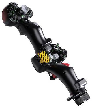 Virpil Controls Dual-SF Collective Griff Commande de vol  PC noir, RVB