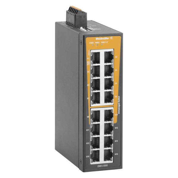 Weidmüller 2908120000 IE-SW-BLB-16-16GT-C Switch réseau  10 / 100 / 1000 MBit/s