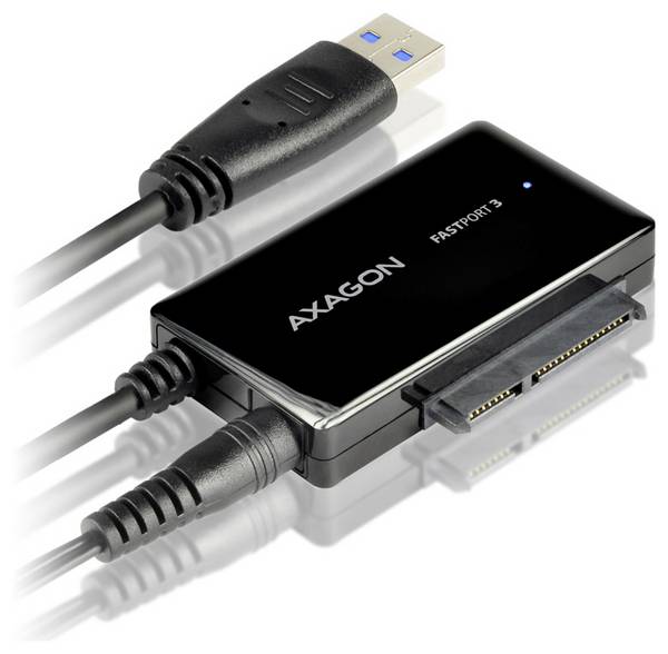 AXAGON USB 2.0 Adaptateur [1x USB 3.0 mâle A - 1x SATA]  22 cm