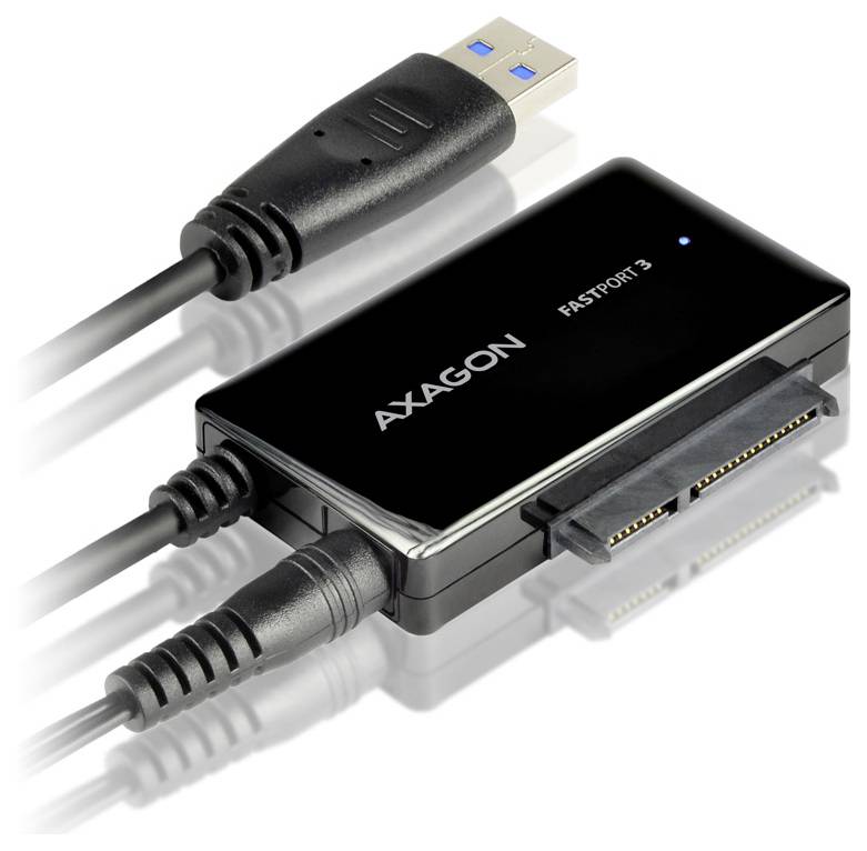 AXAGON USB 2.0 Adaptateur [1x USB 3.0 mâle A - 1x SATA] 22 cm-0