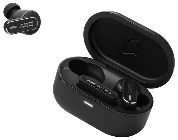 AKG AKGN5HYBRIDBLK Oreillette Bluetooth, sans fil noir-1
