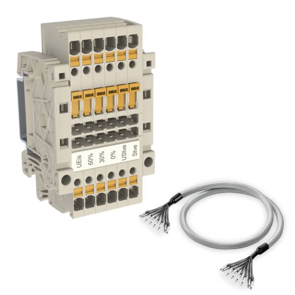 Weidmüller 8000177104 Bloc de jonction de test sectionnable  enfichable  beige 1 pc(s)