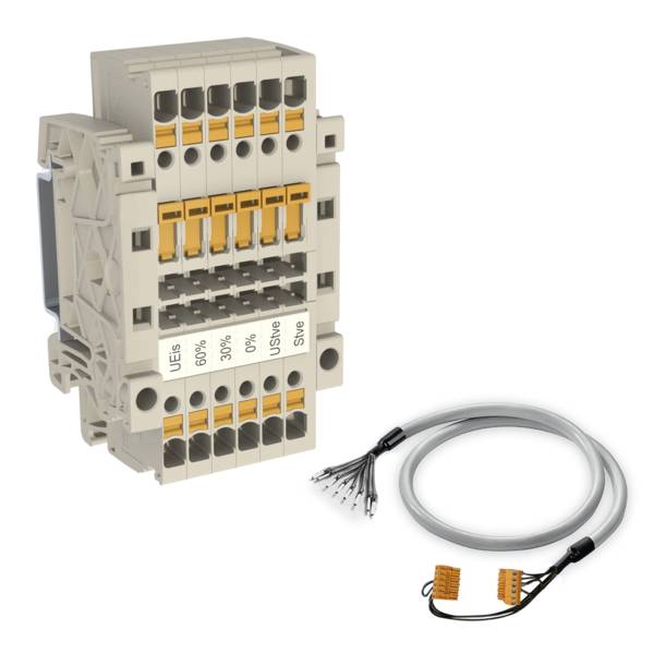 Weidmüller 8000177105 Bloc de jonction de test sectionnable enfichable beige 1 pc(s)-0