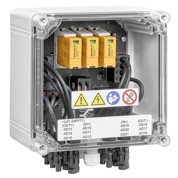 Weidmüller 2890440000 PVN DC 3I 3O 1MPP SPD1R WM4 11 Boîtier de raccordement de générateur