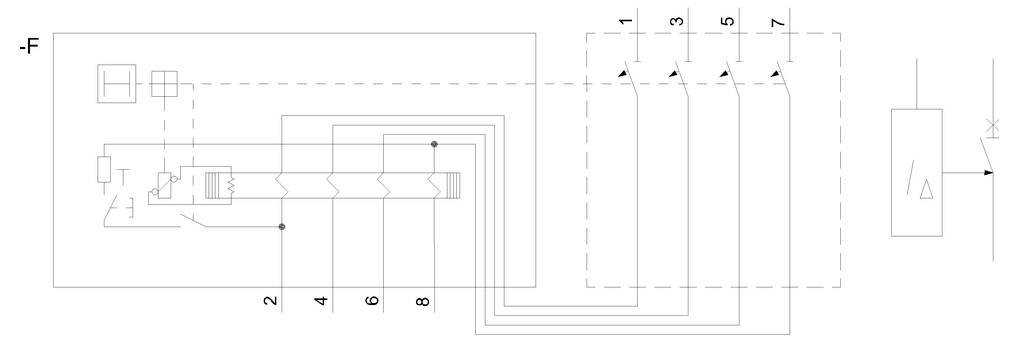 Siemens 5SM27466 5SM2746-6 Bloc différentiel 63 A 0.5 A 400 V-1