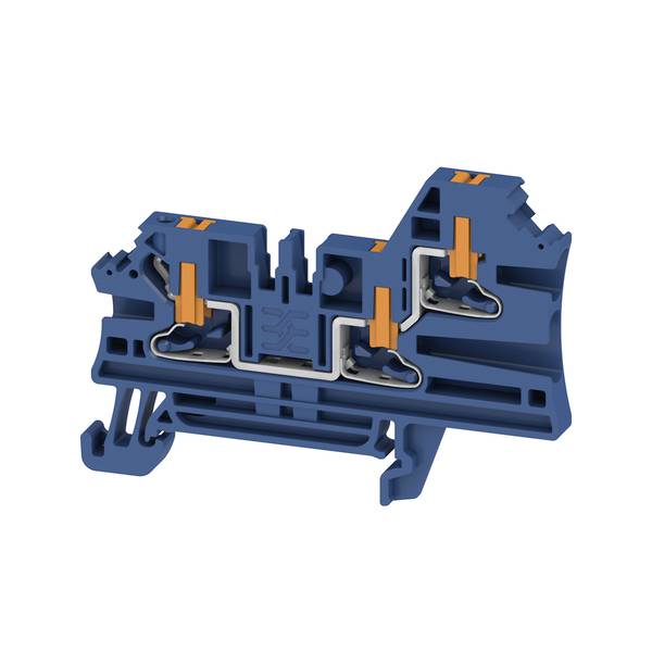 Câble blanc avec connecteur noir et adaptateur de fiche métallique sur un fond uni, probablement un assemblage de câble de données électroniques ou d'alimentation.