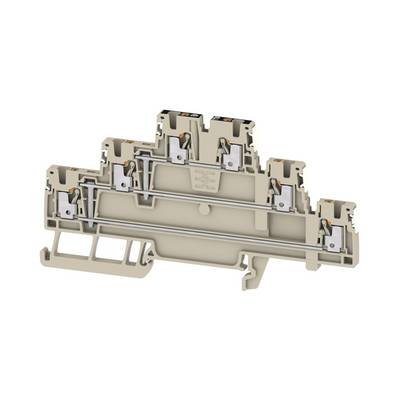 Weidmüller 2856220000 Bloc de jonction à plusieurs étages enfichable beige 50 pc(s)-0