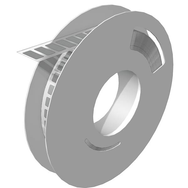 Weidmüller 2885860000 ESG-LP 9/20 MM SI Marquage pour appareils argent 15000 pc(s)-0