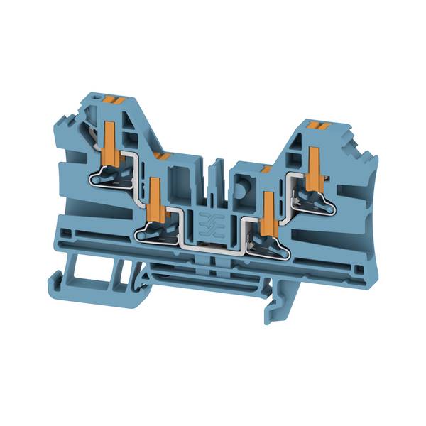 Weidmüller 2872110000 Bloc de jonction de passage borne à enficher bleu 50 pc(s)-0
