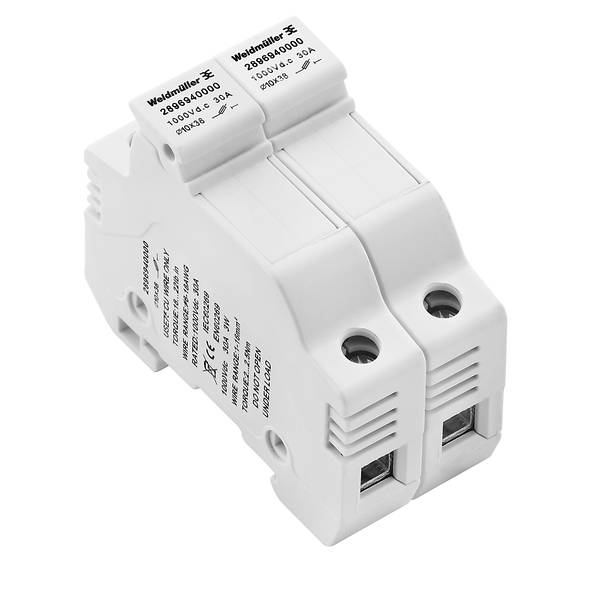 Weidmüller 2896940000 Bloc de jonction à fusibles raccord à vis bleu 5 pc(s)-0