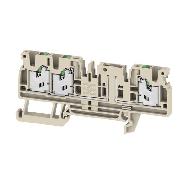 Weidmüller 3016730000 Bloc de jonction de base pour fiche avec composant borne à ressort beige 50 pc(s)-0