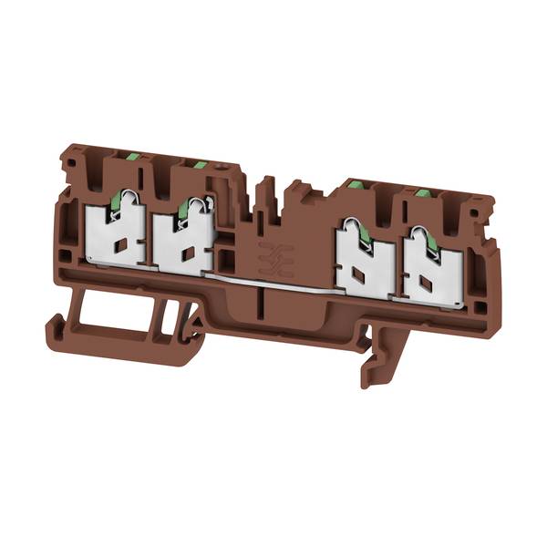 Weidmüller 3109330000 Bloc de jonction de passage marron 100 pc(s)-0