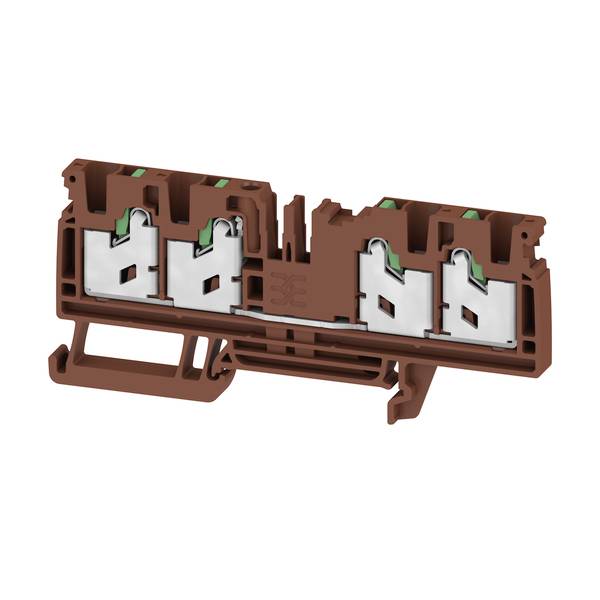 Weidmüller 3109570000 Bloc de jonction de passage marron 50 pc(s)-0