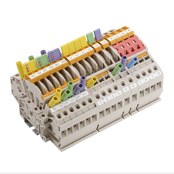 Weidmüller 8000109947 Bloc de jonction de test sectionnable  raccord à vis  beige 1 pc(s)