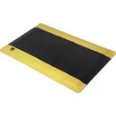 TRU COMPONENTS Tapis de sol antistatique (ESD) Black, jaune (L x l x H) 910 x 610 x 18 mm antistatique