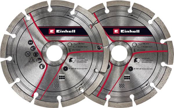 Disque à tronçonner diamanté Einhell 4350741 Diamètre 150 mm