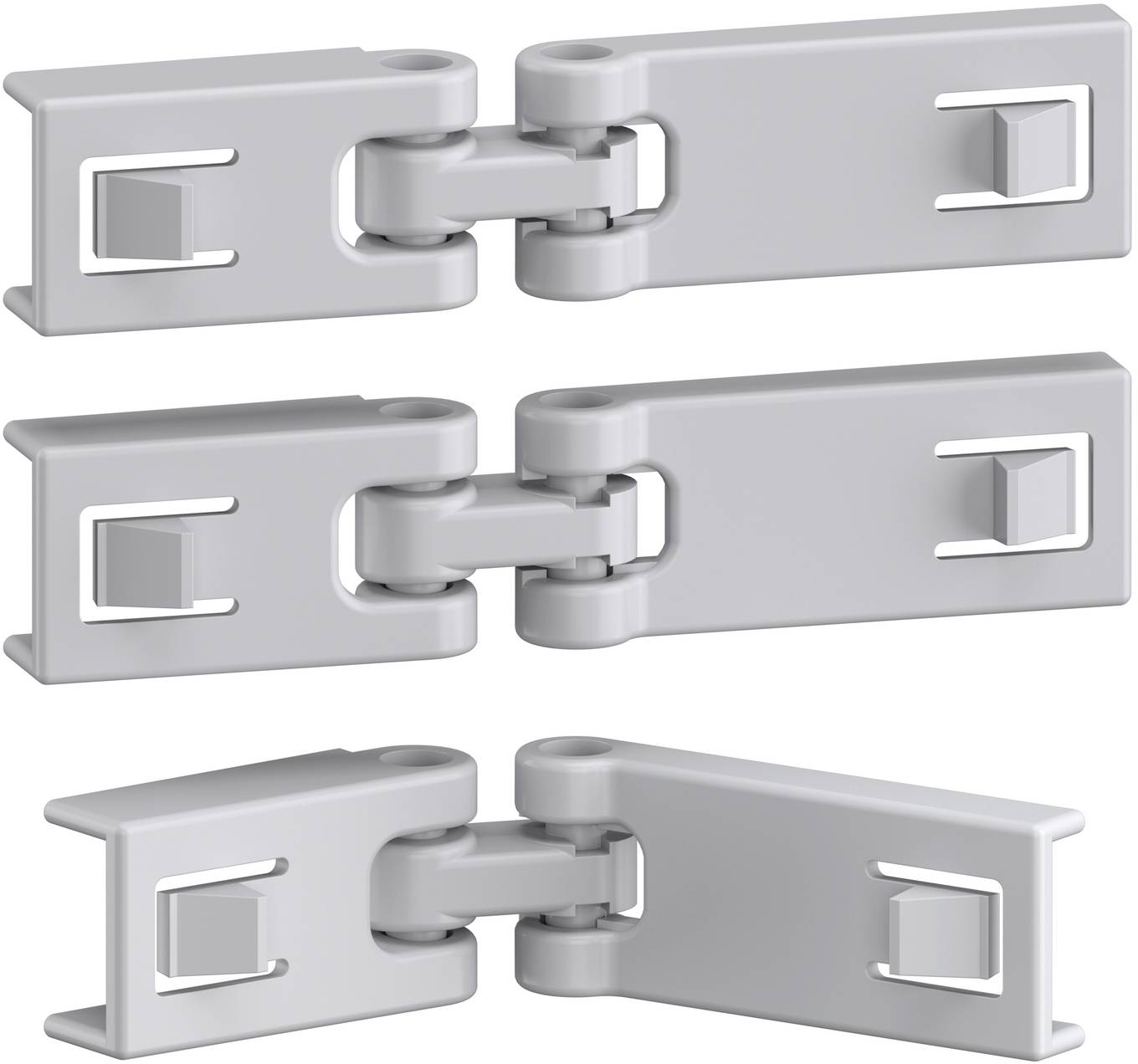 Charnière avant pour porte, boîtier Mureva‑, set de 3‑ 13050 Schneider Electric Contenu: 1 pc(s)-0