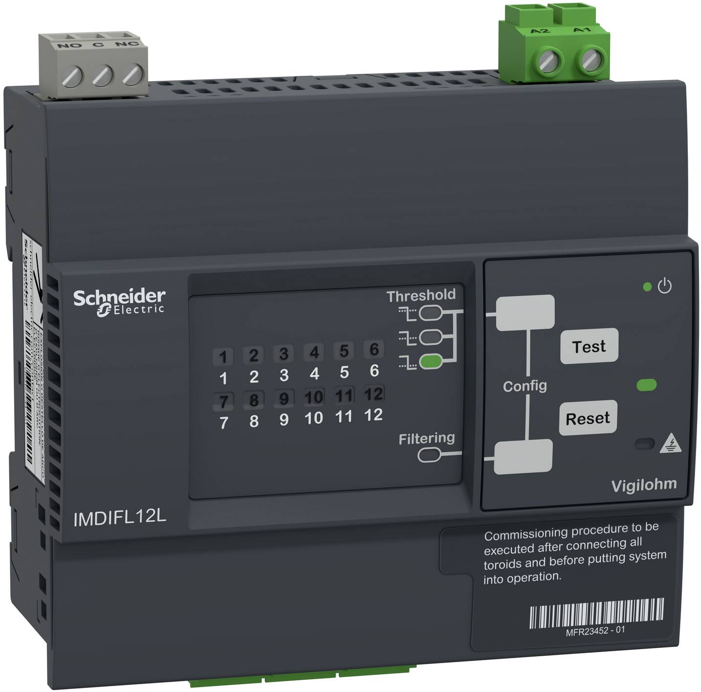 Schneider Electric IMDIFL12L IMDIFL12L Relais de surveillance Nombre de sorties relais: 1-0