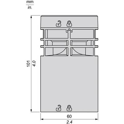 Schneider Electric Elément de colonne de signalisation XV6C9V XV6C9V 1 pc(s)-1