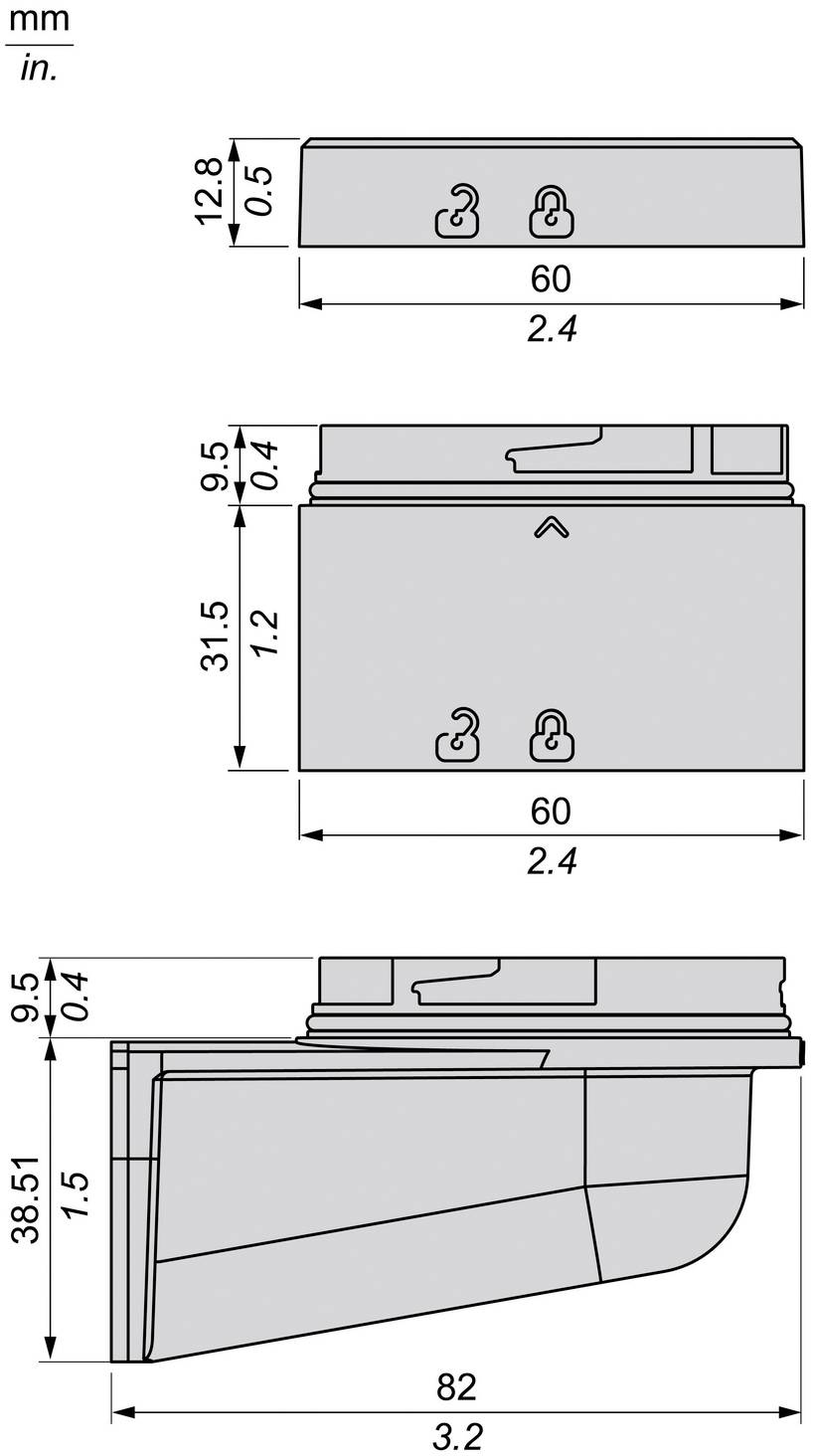 Schneider Electric Elément de colonne de signalisation XV6C21BL XV6C21BL 1 pc(s)-1