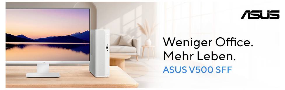 Asus PC de bureau V501 SFF C3-100U 8 512 100U 4.7 GHz 8 GB RAM 512 GB SSD Intel Graphique Intel 90PF05Y2-M008U0-7