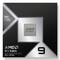 Art de la boîte AMD Ryzen 9 9000 Series Processor Dual Edition, affichant la marque « AMD 3D V-Cache Technology » et un grand 9.