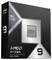 Boîte de vente au détail de l'édition double du processeur AMD Ryzen 9 série 9000 avec la marque de la technologie AMD 3D V-Cache et les grands chiffres « 9 ».