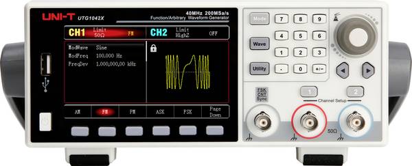 UTG1042X Générateur de fonction Uni-T 1 µHz - 40 MHz 2 canaux Arbitraire