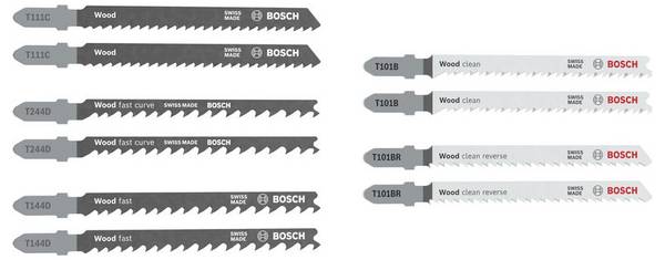 Bosch Accessories 2607012069 Lame de scie sauteuse set Wood Basic, 10 pièces 1 pc(s)