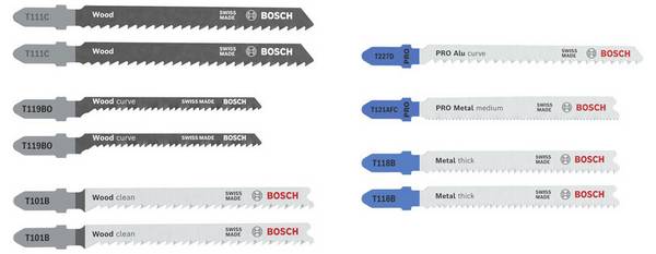 Bosch Accessories 2607012072 Lame de scie sauteuse Set Wood and Metal Advanced, 10 pièces 1 pc(s)