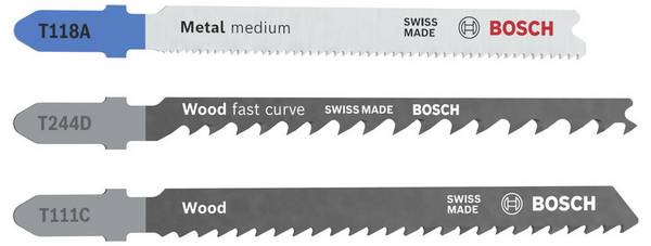 Bosch Accessories 2607012076 Lame de scie sauteuse Set Wood and Metal Basic, 3 pièces 1 pc(s)