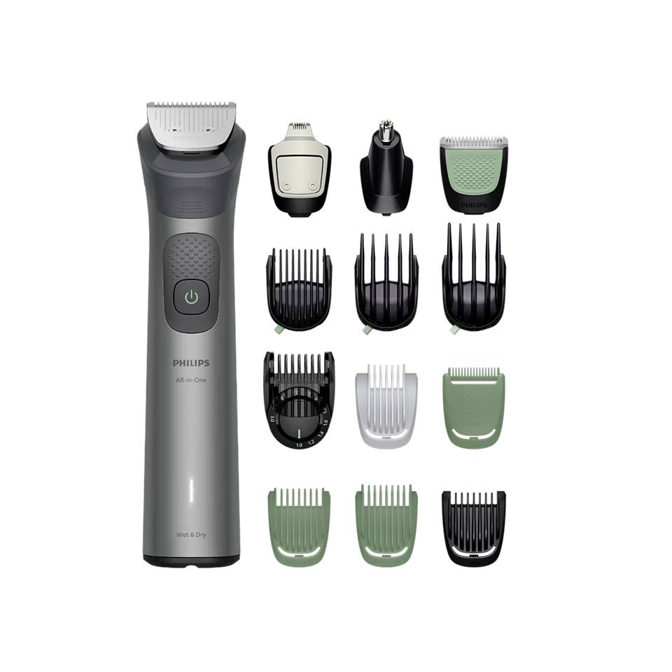 Philips All-in-One Trimmer Serie 7000 Tondeuse à cheveux, Tondeuse de précision, Tondeuse corps fonction de chargement U-0